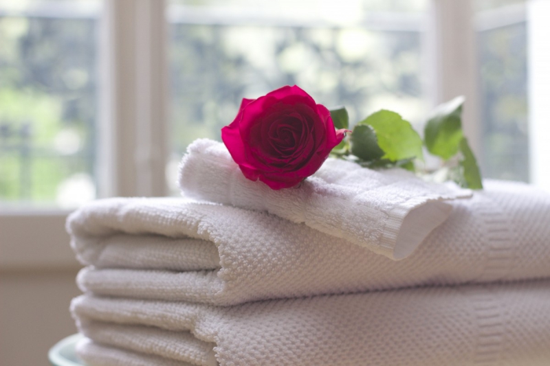 chambre-hote-COLLOBRIERES-min_towel_rose_clean_care_salon_spa_white_bath-731641